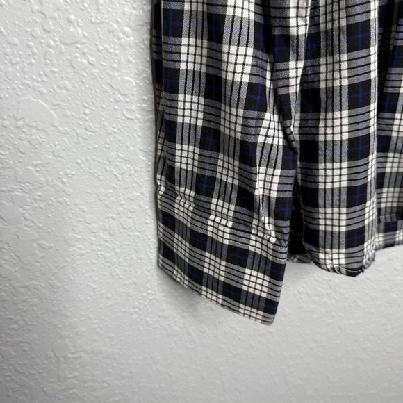 Pre- owned Tommy‎ Hilfiger black, white,& blue [laid button down shirt - Large - Picture 5 of 8